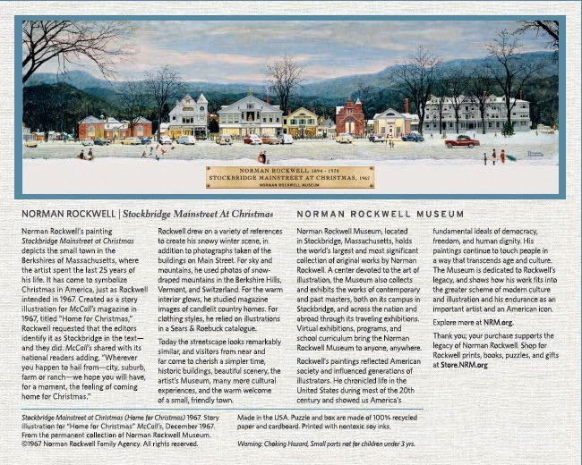 Amazon.co.jp: メインストリートStockbridge atクリスマス500ピース